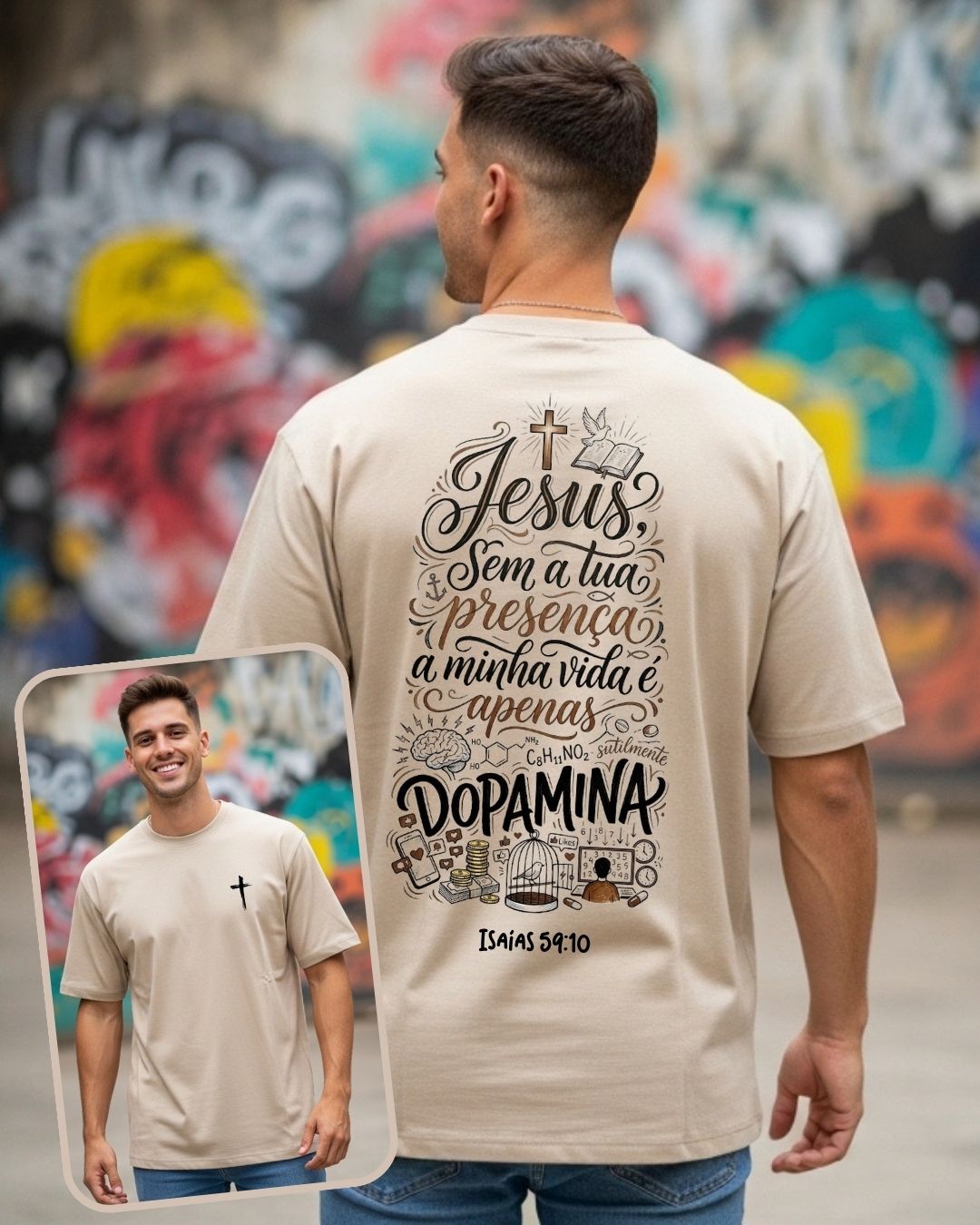 Camiseta Oversized Dopamina